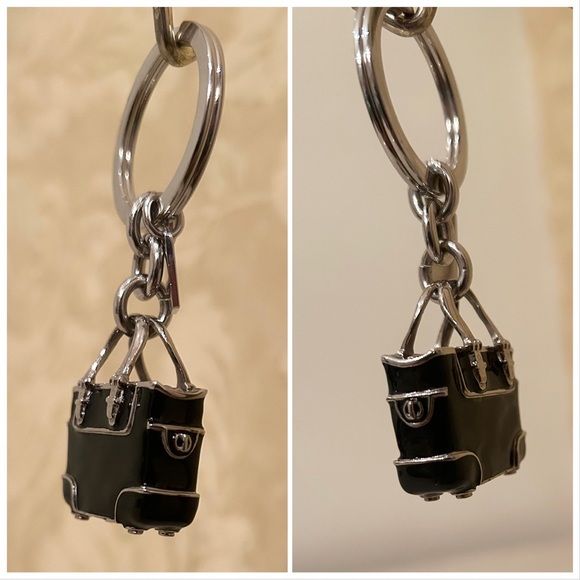 VINTAGE. NEVER USED Coach Handbag / Purse Keychain. VERY RARE. - Picture 14 of 15